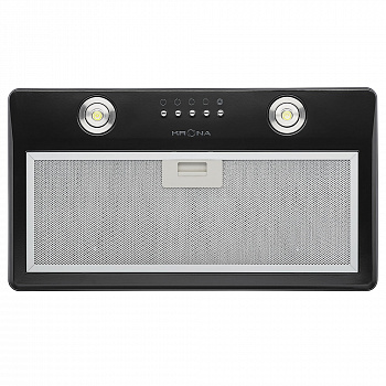 Вытяжка встраиваемая KRONA RUNA 600 black PB  